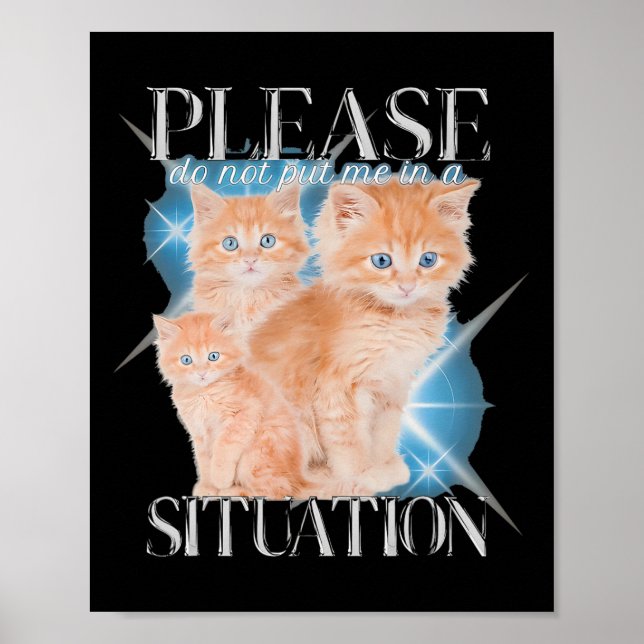 Affiche S'Il Vous Plaît Ne Me Placez Pas Dans Une Situatio (Devant)