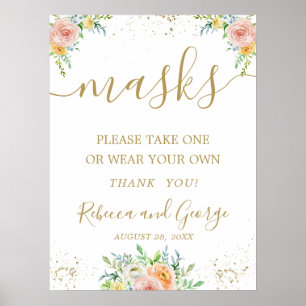 Affiche S'il vous plaît prendre un panneau de mariage à ma