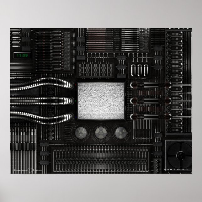 Affiche S'Il Vous Plaît Restez En Face... (Devant)