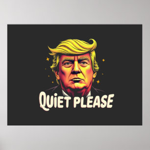 Affiche S'Il Vous Plaît Trump Kamala Président Débat