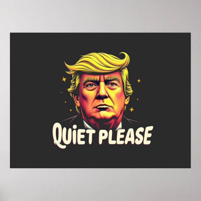 Affiche S'Il Vous Plaît Trump Kamala Président Débat (Devant)