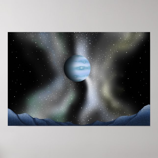 Affiche Silence bleu. Voyage vers une planète de glace loi (Devant)