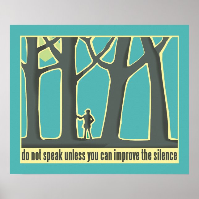 Affiche Silence de la forêt (Devant)