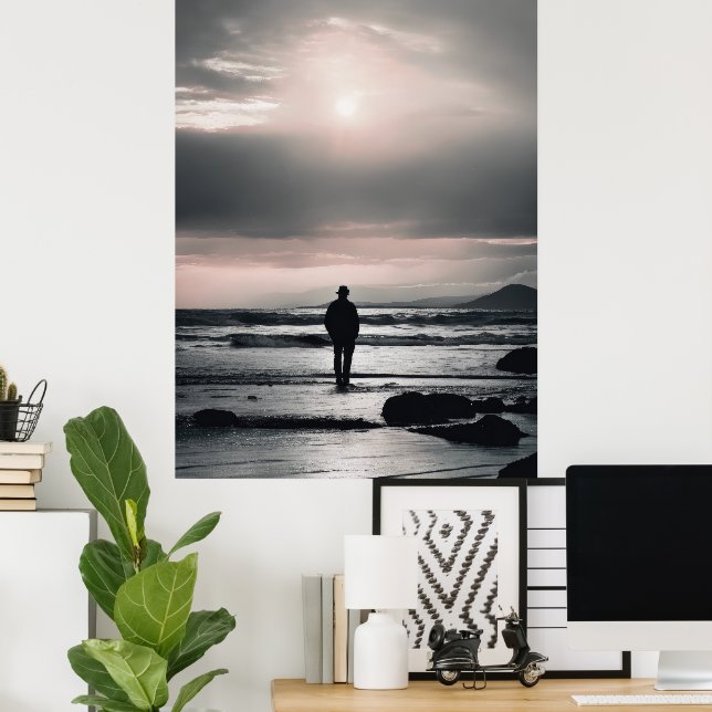 Affiche Silence Intérieur (Bureau à domicile)
