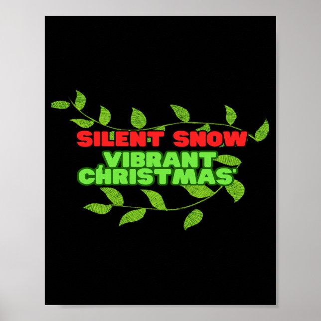 Affiche Silent And Vibrant Christmas  (Devant)