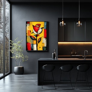 Affiche Silent Bloom — Expressionnisme Abstrait Contempora
