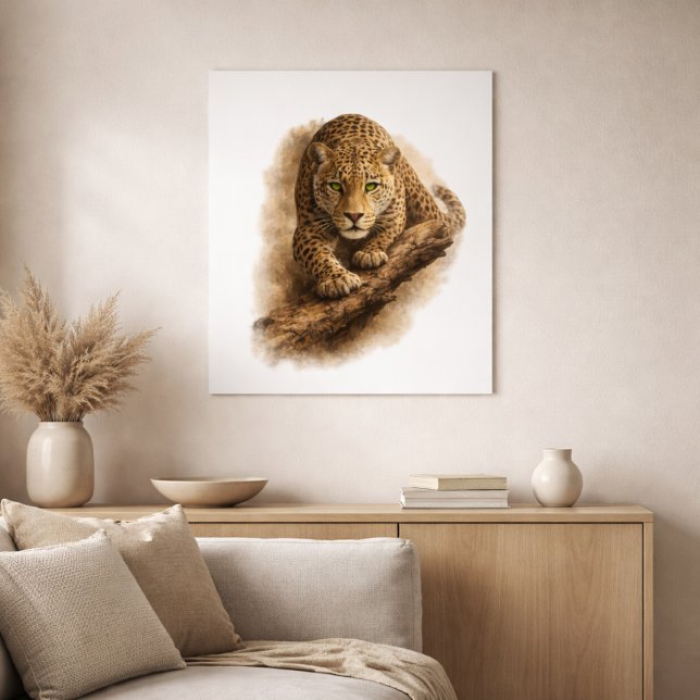 Affiche Silent Stalker — African Leopard (Créateur téléchargé)