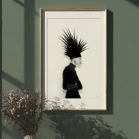 Silhouette avant-gardiste : Portrait d'élégance so