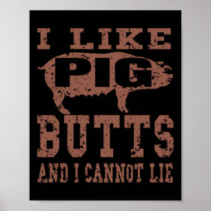 Affiche Silhouette Barbecue Grill J'Aime Les Boutons De Co