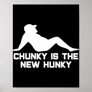 Affiche Silhouette Dad Bod Chunky Est La Nouvelle Dadbod H
