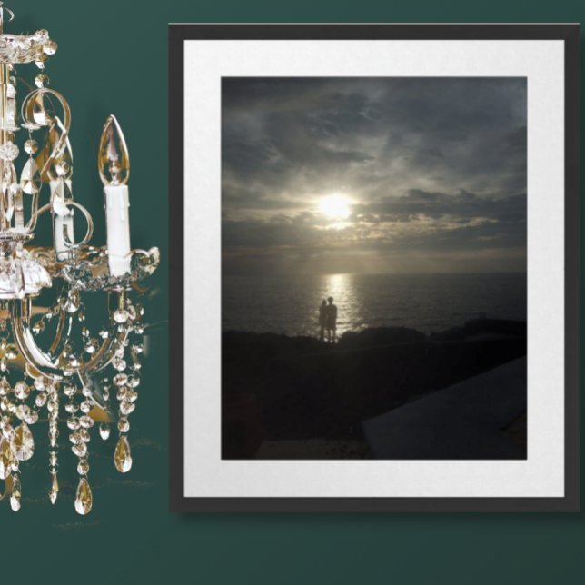 Affiche Silhouette de Big Island (Créateur téléchargé)