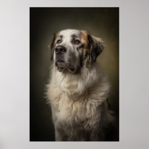 Affiche Silhouette de chien élégant