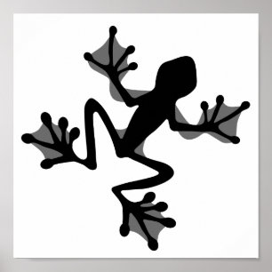 Affiche Silhouette de Frog