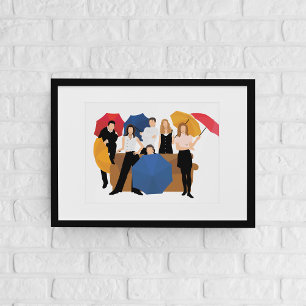 Affiche Silhouette de personnage FRIENDS™