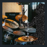 Affiche silhouette du batteur<br><div class="desc">Les Modèles personnalisés de City Unprobabilité sont garantis de créer l'image parfaite et le design de marque pour votre entreprise, votre famille, ou juste un événement amusant! Marque et marketing ou festivités festives ces créations créatives, authentiques et uniques ont été conçues pour vous. Les dessins géométriques font une invitation à...</div>
