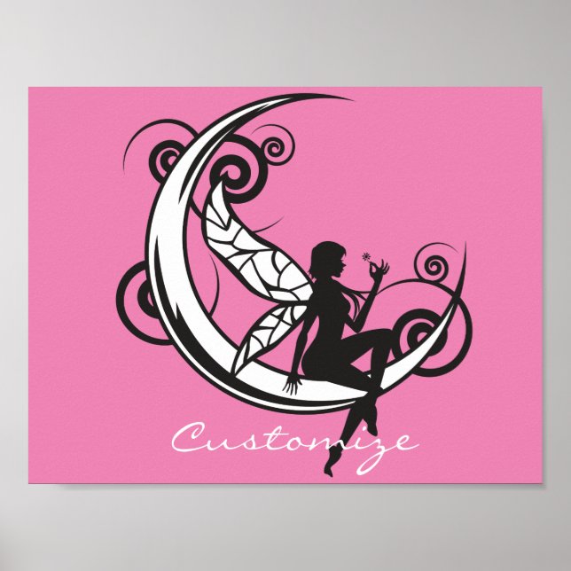 Affiche Silhouette Fée Lune Thunder_Cove (Devant)