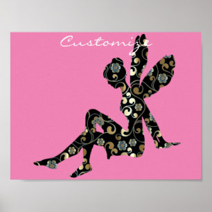 Affiche Silhouette fée Thunder_Cove