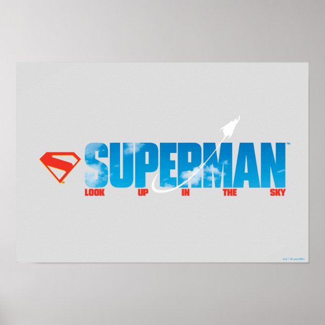 Affiche Silhouette Superman Skybound (Devant)