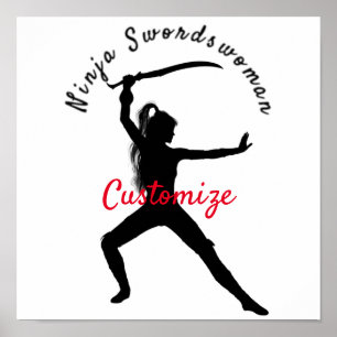 Affiche Silhouette Thunder_Cove de Ninja