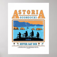 Silhouettes des Goonies sur les Goondocks d'Astori