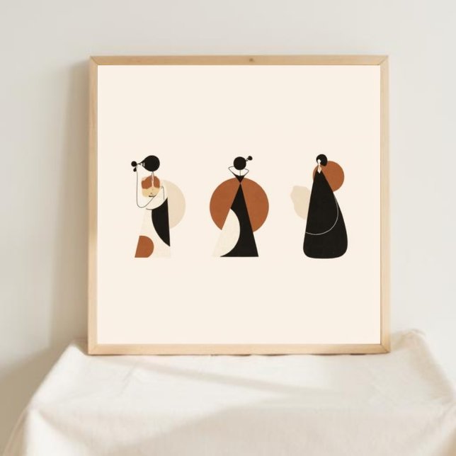 Affiche Silhouettes Sacrées (Créateur téléchargé)