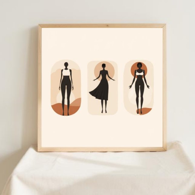 Affiche Silhouettes Sacrées (Créateur téléchargé)