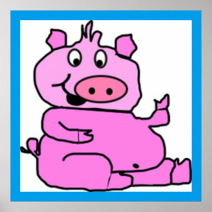 AFFICHE SILLY PIGGY