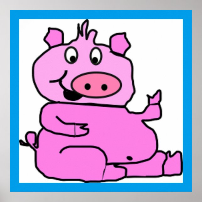 AFFICHE SILLY PIGGY (Devant)