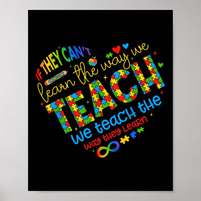 Affiche S'Ils Ne Peuvent Pas Apprendre La Façon Dont Nous  (Devant)