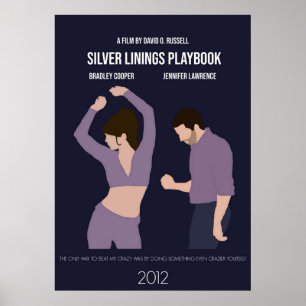 Affiche Silver Linings Playbook Minimalist Movie