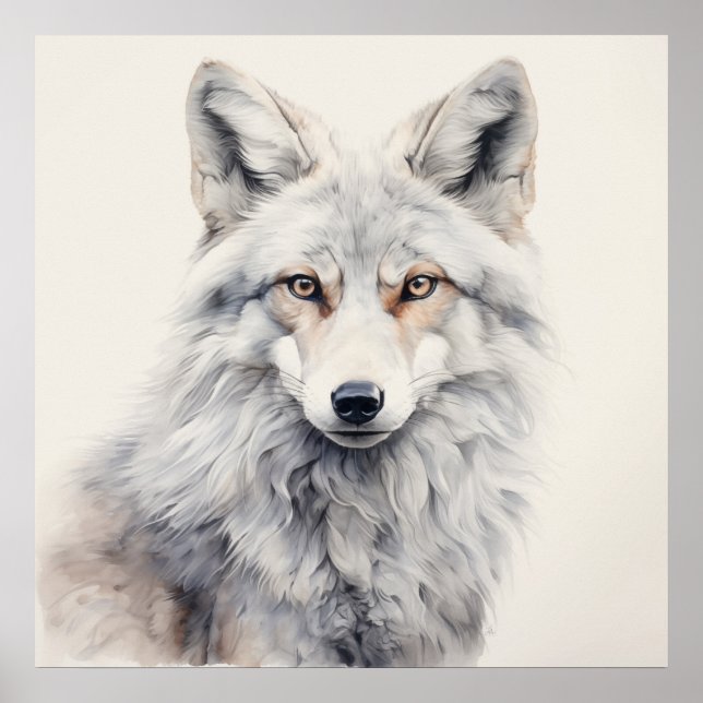 Affiche Silver Spirit Animal Fox (Devant)