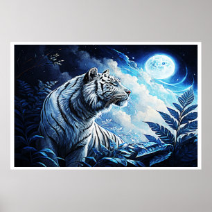 AFFICHE SILVER TIGER
