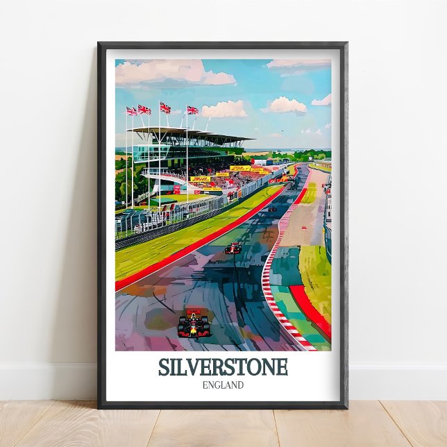 Affiche Silverstone - Impression Silverstone - Sil (Créateur téléchargé)