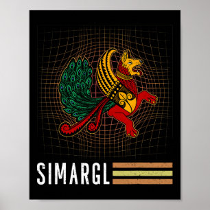 Affiche Simargl Paganisme Chien Ancêtre Nordique National