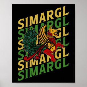 Affiche Simargl Païnisme Chien Ancêtre Nordique National R