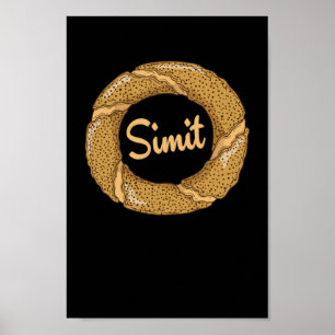 Affiche Simit (türkischer Sesamring)