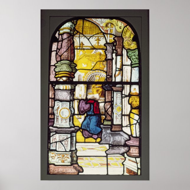 Affiche Simon dans le Temple regardant l'Esprit Saint (Devant)