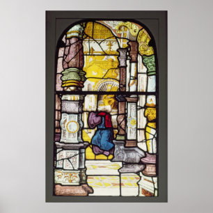 Affiche Simon dans le temple voyant le Saint-Esprit