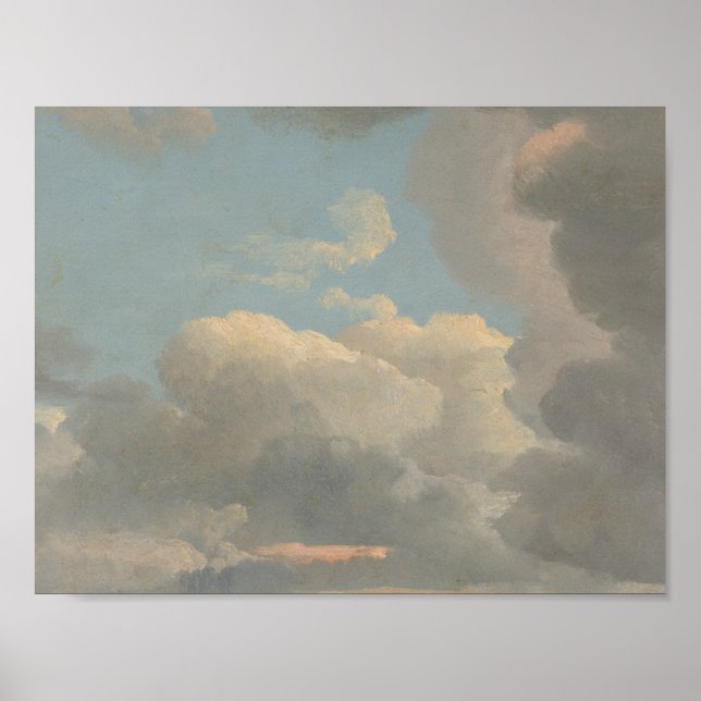 Affiche Simon Denis - Étude sur le nuage (début de soirée) (Devant)