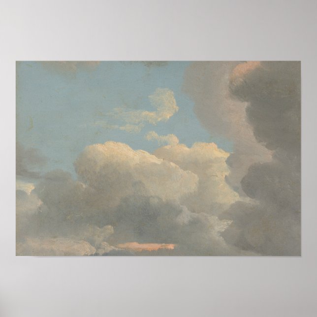 Affiche Simon Denis - Étude sur le nuage (début de soirée) (Devant)