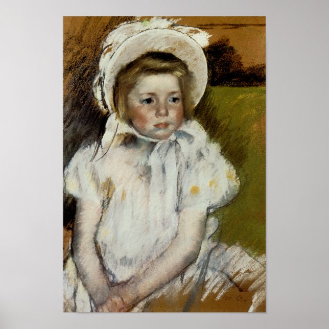 Affiche Simone in a White Bonnet (Devant)