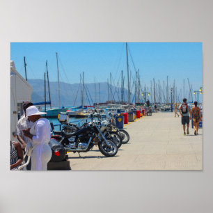 Affiche Simon's Town Marina Harbour Afrique du Sud