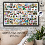 Affiche Simple 99 Photo Collage couleur personnalisée<br><div class="desc">Créez votre propre photo collage poster avec ce modèle facile à télécharger pour 99 images de différentes formes de carrés et rectangles pour accueillir une variété de sujets photo. Choisissez la couleur de votre arrière - plan dans EDIT (en blanc). Disposer de souvenirs photographiques est une excellente façon de commémorer...</div>