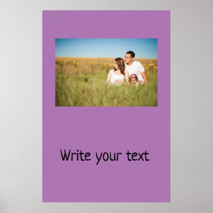 Affiche Simple ajout minimal du nom de texte du logo