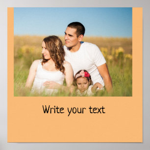 Affiche Simple ajout minimal du nom de texte du logo