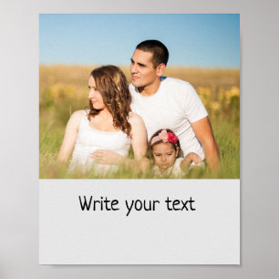 Affiche Simple ajout minimal du nom de texte du logo