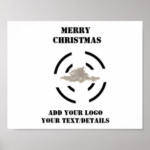 Affiche Simple ajout minimal du nom de texte du logo
