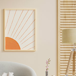 Affiche Simple Boho Soleil 