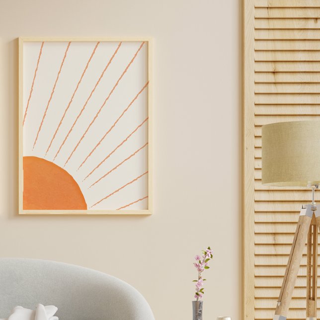 Affiche Simple Boho Soleil  (Simple Boho Sunshine Poster)