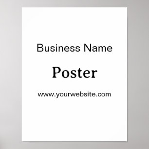 Affiche Simple Brand Promotion Standard Semi-brillant 11"x